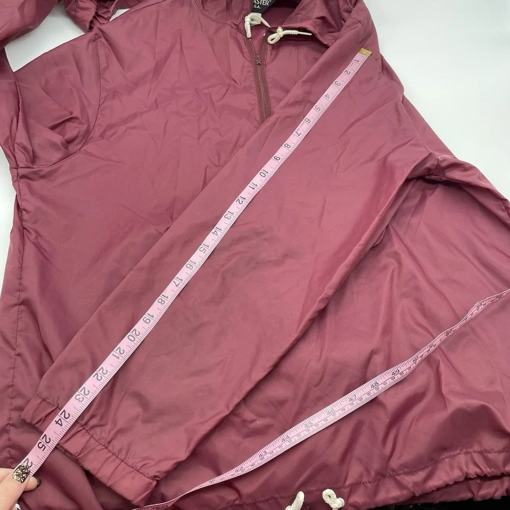 Vintage Sportsmaster Mens Size Large‎ Maroon Hooded Pullover Jacket Lightweight
